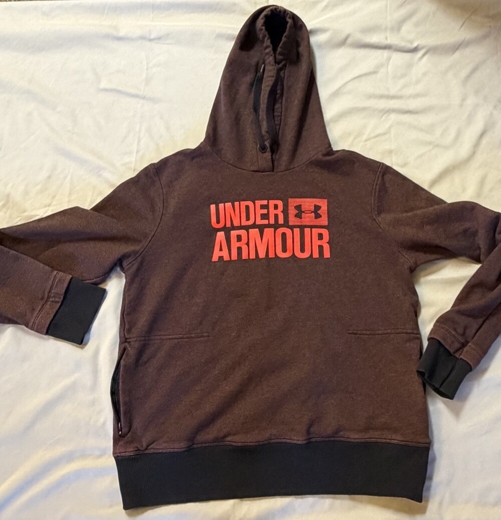 Boys Under Armour Hoodie Size M EUC